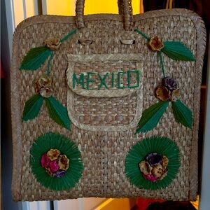 Vintage Woven Mexico Bag